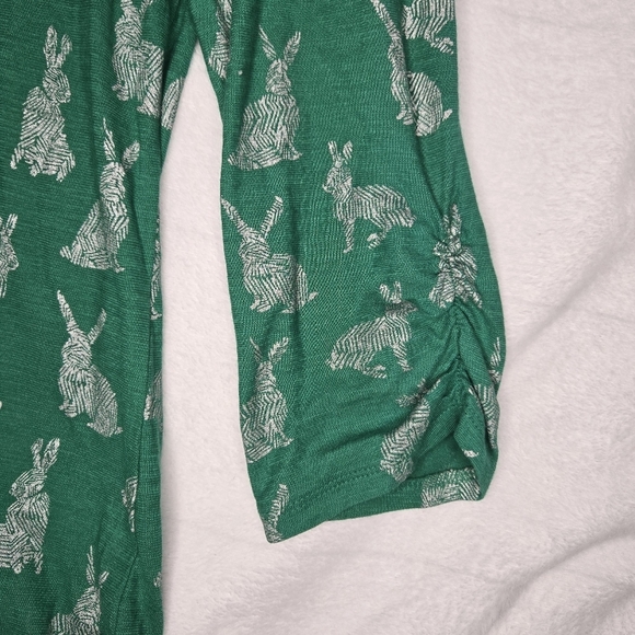 Anthropologie Geometrical Bunny Top - Picture 3 of 6